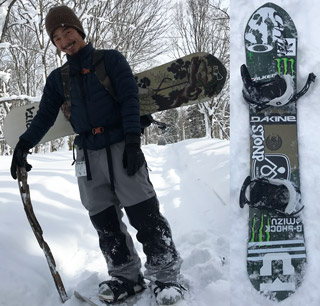 國母和宏が使用するボードCAPITA KAZU KOKUBO PRO