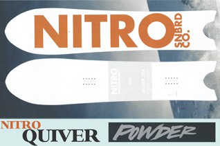 13-14 NITRO QUIVER POWDER 154試乗レポ | レッツゴースノーボード